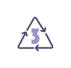Poster - Plastic related icon on background for graphic and web design. Simple illustration. Internet concept symbol for website button or mobile app.