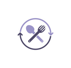 Poster - Plastic related icon on background for graphic and web design. Simple illustration. Internet concept symbol for website button or mobile app.