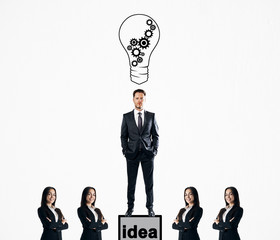 Poster - Idea and success concept