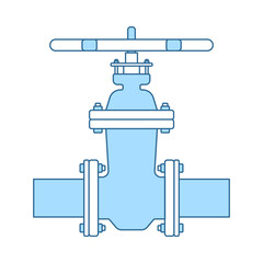 Poster - Pipe Valve Icon