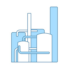 Sticker - Chemical Plant Icon