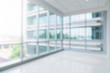 Leinwandbild Motiv blur image background of corridor in hospital or clinic image