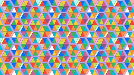 Poster - seamless geometric pattern