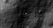 Top-down View, With Snap Zoom, Of LRO Positioning Itself For A Data Gathering Pass Above Floor Of Moretus Crater, South Polar Highlands. Elements Of This Image Furnished By NASA