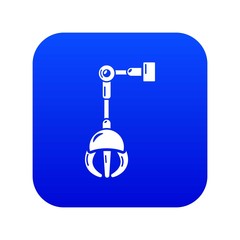 Poster - Mechanical grabber icon. Simple illustration of mechanical grabber vector icon for web.