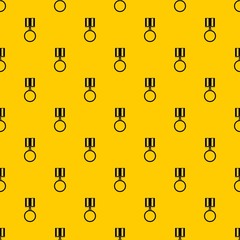 Poster - Medal for services pattern seamless vector repeat geometric yellow for any design