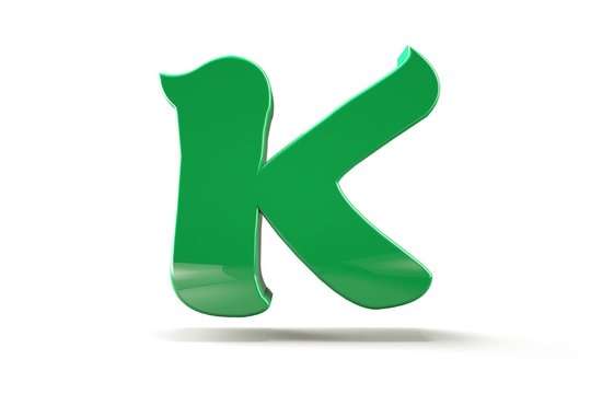 3d letter collection.letter K