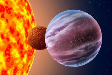 Wall Mural - Venus - a second planet of the solar system