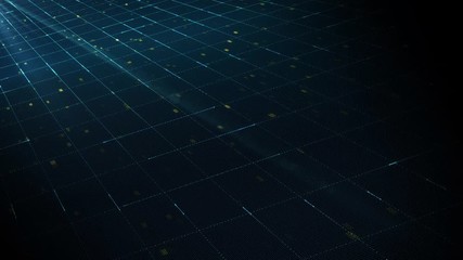 Poster - abstract digital technology background concept. motion of digital data flow. transferring of big dat