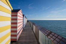 Tiny Wooden Cabins On Hastings Pier II
