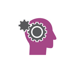 Poster - Artificial Intelligence Ai related icon on background for graphic and web design. Simple illustration. Internet concept symbol for website button or mobile app.