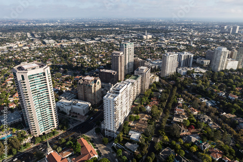 Aerial view of condos, apar...