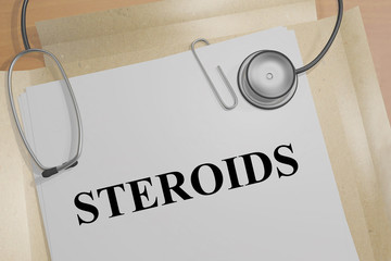 STEROIDS - medical concept