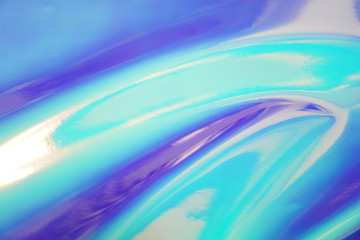 Wall Mural - Fluorescent material, flowing neon background