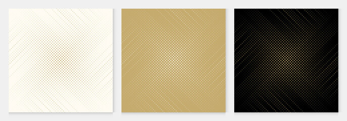 background dot pattern abstract halftone geometric premium design gold color vector.