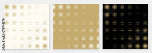 Background dot pattern abstract halftone geometric premium design gold color ...