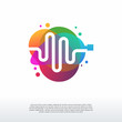 © Lucky Creative's - Colorful Pulse Healthcare logo designs vector, Color heartbeat Logo symbol