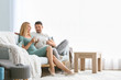 © Pixel-Shot - Happy couple in love resting at home