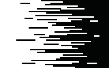 Speed lines Gradient seamless pattern Vector texture Fast effect design Black elements on white background