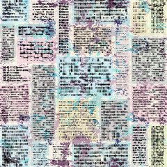 Poster - Abstract seamless pattern with imitation of a grunge dirty texture. Vector image.