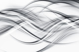 Fototapeta  - Cool grey and white flowing background