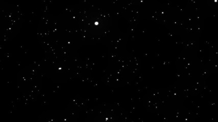Wall Mural - Starry solar field motion through infinite astronomy celestial outer space graphic.