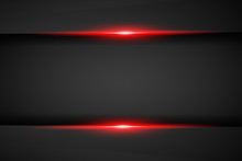 Abstract Metallic Red Black Frame Layout Design Tech Innovation Concept Background