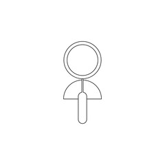 Poster - personalization icon. element of business, digital marketing for mobile concept and web apps icon. o