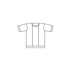 Aufkleber - fan T-shirt icon. Element of russian fan atributs for mobile concept and web apps icon. Outline, thin line icon for website design and development, app development