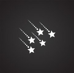 Poster - Sparkle icon on background for graphic and web design. Simple illustration. Internet concept symbol for website button or mobile app.
