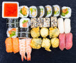 sushi posiłek Japonia ryż ryba fit