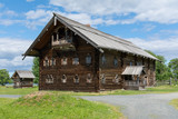 Fototapeta  - Yakovlev's house on Kizhi island in Karelia