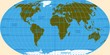 Vector map of the world. Oceans and continents on a flat projection.