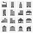 © Andre - Real estate icons set on background for graphic and web design. Simple illustration. Internet concept symbol for website button or mobile app.