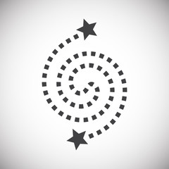 Poster - Sparkle icon on background for graphic and web design. Simple illustration. Internet concept symbol for website button or mobile app.