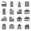© Andre - Real estate icons set on background for graphic and web design. Simple illustration. Internet concept symbol for website button or mobile app.