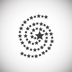 Poster - Sparkle icon on background for graphic and web design. Simple illustration. Internet concept symbol for website button or mobile app.