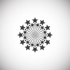 Poster - Sparkle icon on background for graphic and web design. Simple illustration. Internet concept symbol for website button or mobile app.