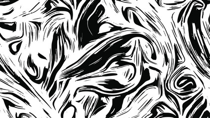 Aufkleber - Liquid paint swirls texture vector. Distressed overlay texture. Grunge background. Overlay over any design to create interesting effect and depth. Vector Illustration. Black isolated on white. EPS10.
