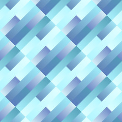 Poster - Seamless stripe pattern background design - abstract vector graphic from diagonal stripes