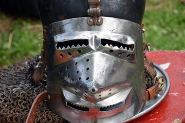 medieval armor mask 