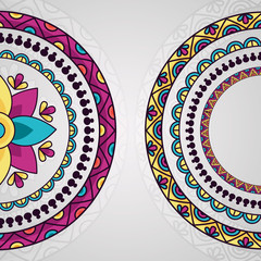 Wall Mural - mandalas floral decoration ornament design