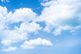 Fototapeta Na sufit - Big clouds in the sky during the sunny day. sky and clouds background.