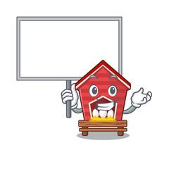 Poster - Bring board chicken coop isolated in the mascot