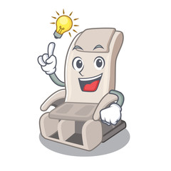 Canvas Print - Have an idea toy massage chair in cartoon shape