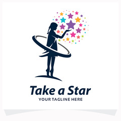 Poster - Take a Star Logo Design Template