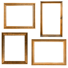 Canvas Print - frame set isolated on white background. template for design