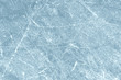 canvas print picture - Eishockey Hintergrund - Helles Eis mit Kratzern von Schlittschuhen