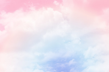 Wall Mural - cloud background with a pastel colour