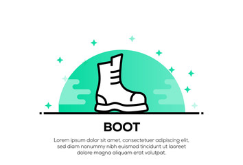 Sticker - BOOT ICON CONCEPT